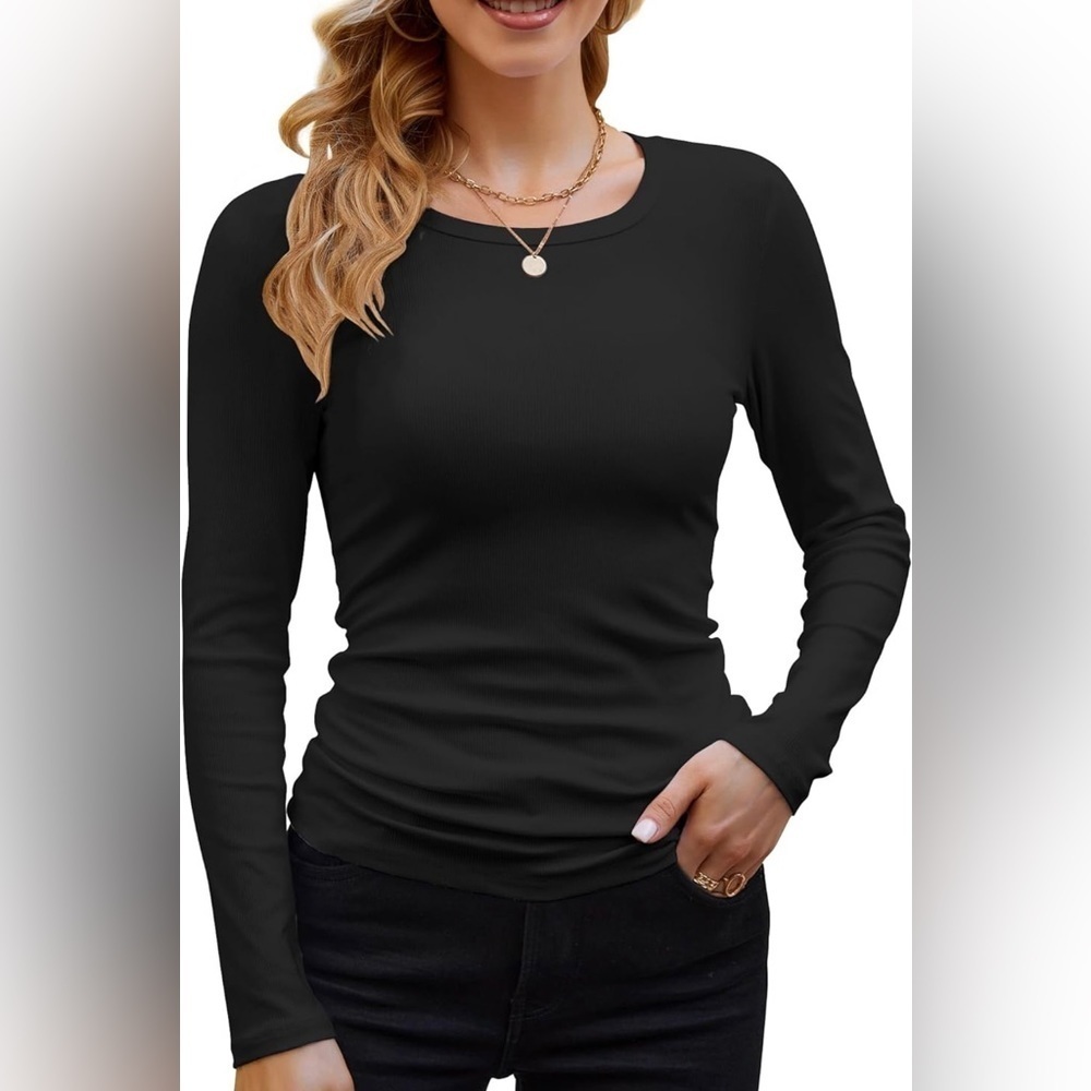 GEMBERA Long Sleeve Crew Neck Top